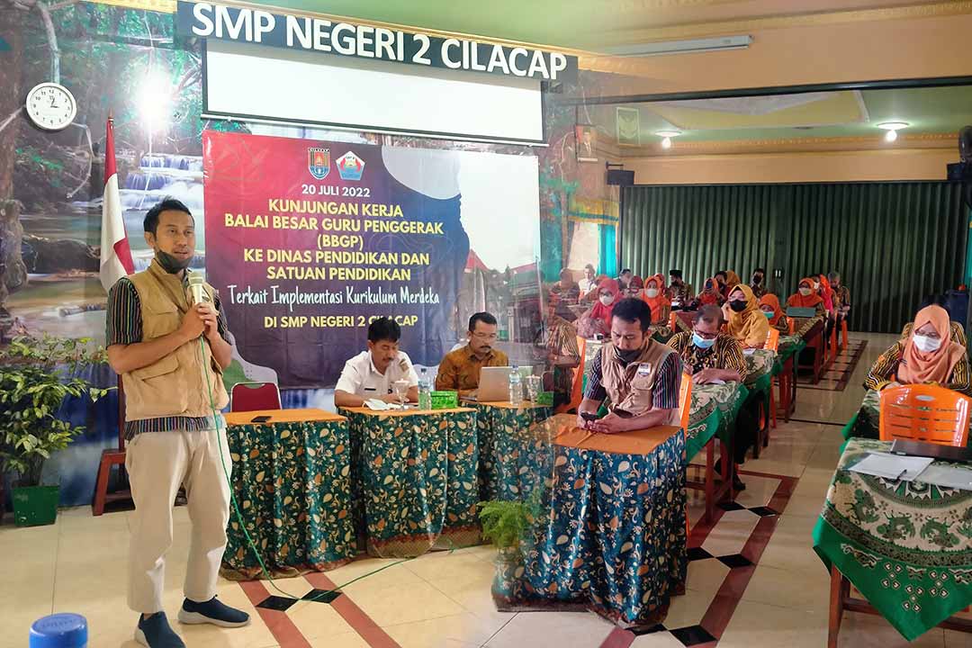 BBGP Prov. Jawa Tengah Melaksanakan Kunjungan Kerja Ke Kab. Cilacap Terkait Implementasi Kurikulum Merdeka