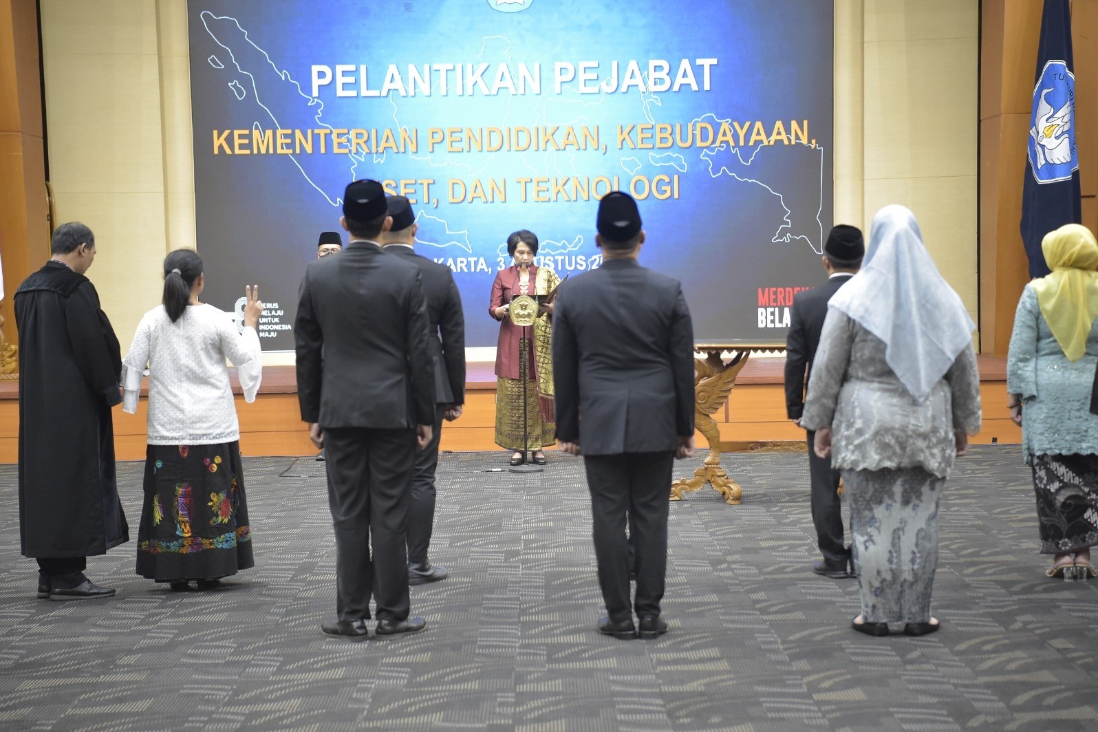 Lantik Pejabat, Sesjen Kemendikbudristek: Junjung Tinggi Kolaborasi dan Kerja Sama