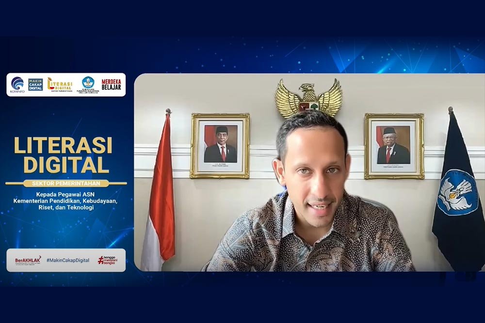 Mendikbudristek: Pegawai Kemendikbudristek Harus Paham tentang 4 Dimensi Literasi Digital